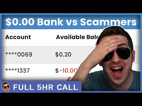What Scammers Do When You Have $0.00 (Full 5hr Call)