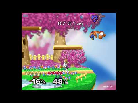Master level player combos in super smash brothers melee