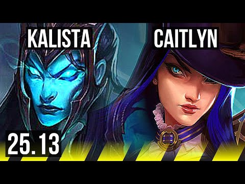 KALISTA & Alistar vs CAITLYN & Nautilus (ADC) | 500+ games | KR Master | 25.13