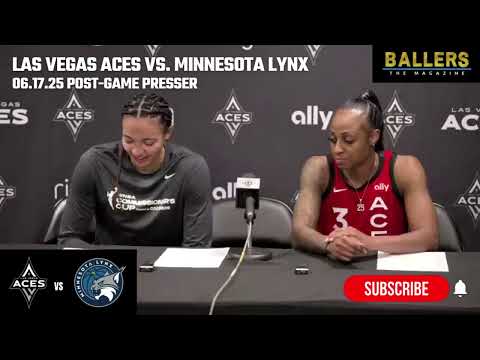 Tiffany Mitchell & Kiah Stokes: Las Vegas Aces Postgame Presser | vs. Minnesota Lynx | 06.17.25