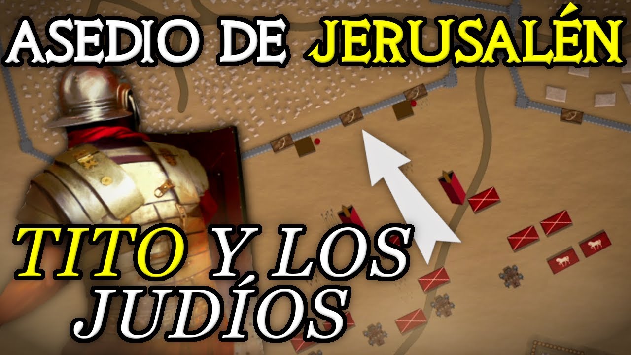 Asedio de Jerusalén, 70 dc ⚔️Tito DESTRUYE Jerusalén y APLASTA la Gran Revuelta Judía