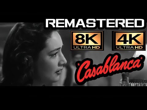 CASABLANCA 1942 | UHD 8K  remastered | Machine learning 4K