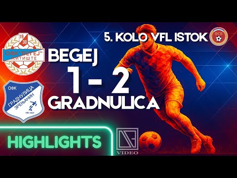 OFK BEGEJ Žitište - OFK GRADNULICA Zrenjanin (Full match Livestream) [13.09.2025.]
