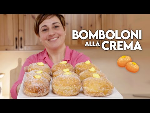Custard Bomboloni Easy Recipe - Homemade by Benedetta