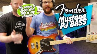 Video thumbnail for Fender Mustang PJ Bass - STEVE DOES A DEMO! by 60 Cycle Hum