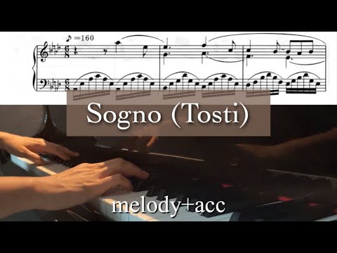 Sogno (Tosti) A flat *melody+acc