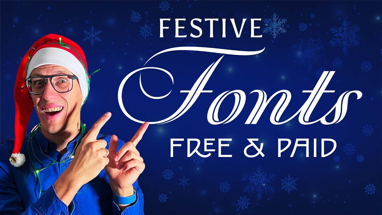 10 Fonts for Stunning Holiday Designs: Free & Premium Picks