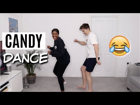 TEACHING MY FIANCE THE CANDY/ ELECTRIC SLIDE DANCE!!
