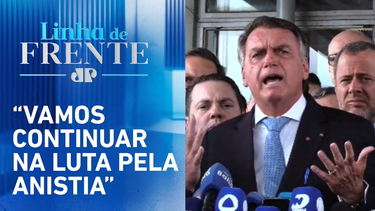 Bolsonaro se pronuncia após STF torná-lo réu por suposto golpe de Estado | LINHA DE FRENTE