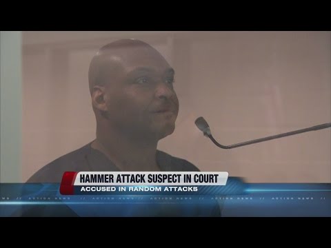 Man accused in sledgehammer attack appears in court