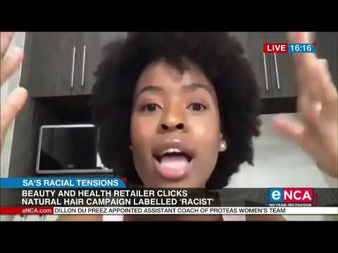 Part 1 Clicks natural hair campaign labelled 'racist'