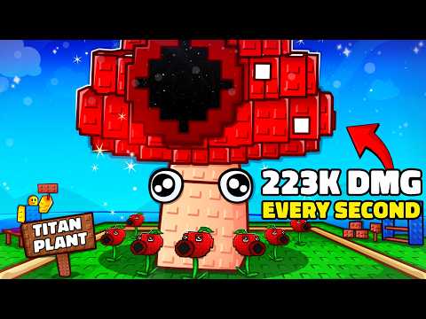 Growing a TITANIC Shroombino on Plants vs Brainrots