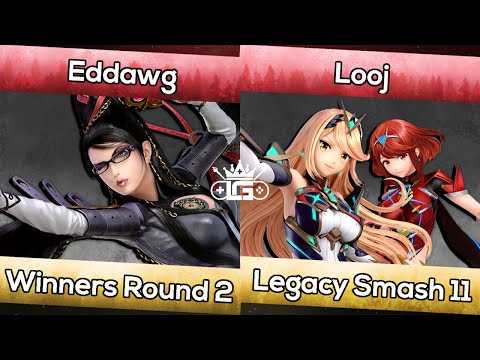 Eddawg (Bayonetta) vs. Looj (Pyra/Mythra) | Legacy Smash #11 | Smash Ultimate WR2