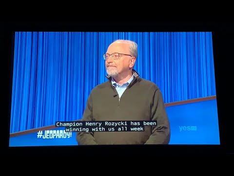 Jeopardy, intro - Henry Rozycki Day 3 (2/23/22)