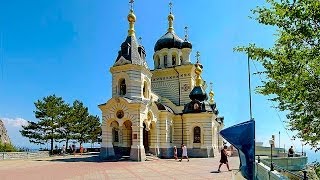 preview picture of video 'Церковь Форос - Храм на Красной скале'