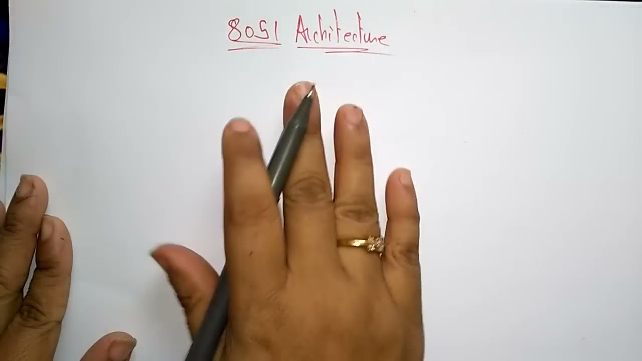 8051 microcontroller architecture | Part-1/2 | MPMC | Lec-53 | Bhanu Priya