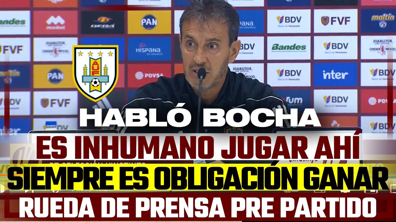 HABLÓ BOCHA BATISTA PRE VENEZUELA VS URUGUAY | RUEDA DE PRENSA FERNANDO BATISTA