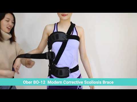 Ober Health Bo-12 Modern Corrective Scoliosis Brace for Kids and Adults