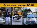 People while crossing the Road | Funcho Entertainment