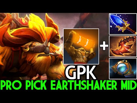 GPK [Earthshaker] When Top Pro Earthshaker Mid 100% Impact Dota 2