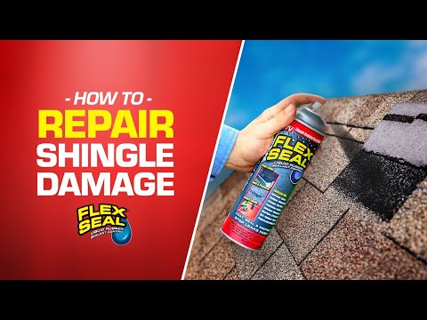 *QUICK* How to REPAIR SHINGLE DAMAGE with Flex Seal®