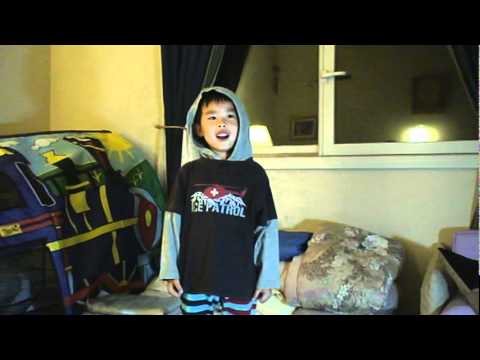 There's a dinosaur knocking at my door