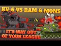 Leviathan's Command: KV-6 vs Ram and Mons - Cartoons about tanks