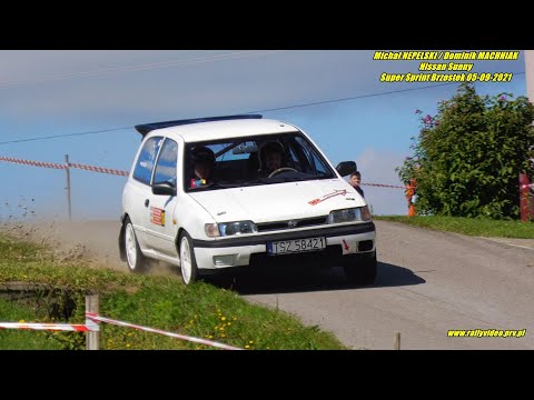 Michał NEPELSKI / Dominik MACHNIAK - Nissan Sunny - Super Sprint Brzostek 05-09-2021