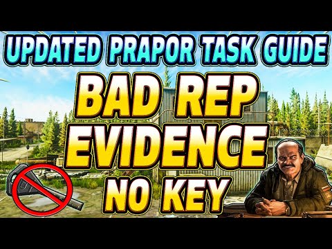 Bad Rep Evidence No Key - Prapor Task Guide - Escape From Tarkov