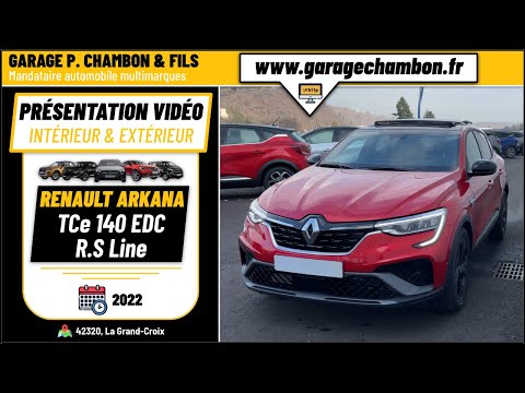 RENAULT ARKANA TCe 140 EDC R.S Line - Rouge Flamme | présentation