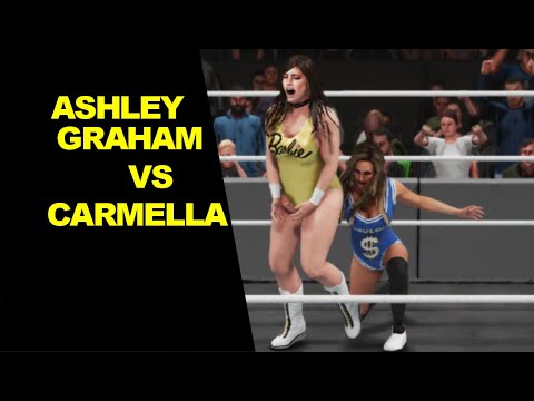 WWE 2K19 Ashley Graham vs Carmella