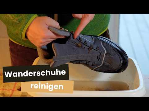 WANDERSCHUHE richtig pflegen und reinigen 🥾 so geht's!