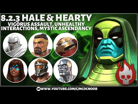 MCOC Act 8.2.3 - Hale & hearty, Vigorous Assault, Unhealthy Interactions & Mystic Ascendancy - Ronan