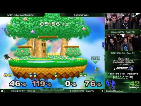 Construct 18 - iateyourpie + Tapion vs GHQ | ORLY + Sago - Melee Doubles Loser's Finals