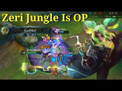 New Zeri Is Over Power To Jungle ! Tier S Patch 4.0B New Champion - League of Legends: Wild Rift