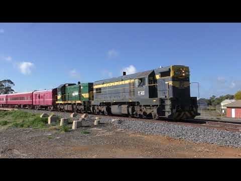 The Very Last Passenger Train to Sea Lake in Victoria - R707 Operations.