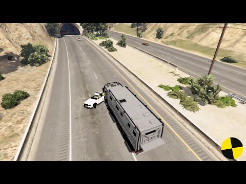 GTA V CRAZY BRICKADE CRASHES COMPILATION DESTRUCTION GTA 5 CAR CRASHES #23 | CrashDestructions