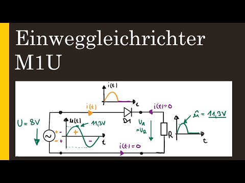 Netzgerät Teil 3: Einweggleichrichter M1U
