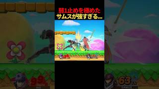 弱1止めを完璧に極めたサムスが最強すぎた#スマブラsp