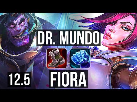 MUNDO vs FIORA (TOP) | 5/2/5, Rank 11 Mundo | EUW Grandmaster | 12.5