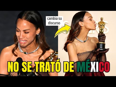 Zoe Saldaña gana el Oscar a la mejor actriz de reparto por Emilia Pérez