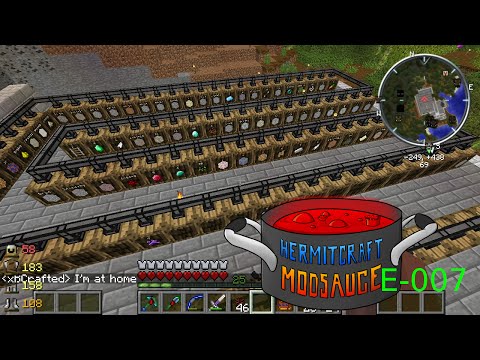 Minecraft Mod Sauce Ep 7   Getting Stuff & Things  HermitCraft Modded Minecraft