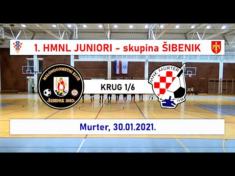 JUNIORI 1. HMNL: ŠIBENIK 1983 - MURTER  1:1, 30.01.2021.