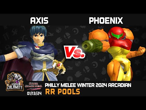 Philly Melee Winter Arcadian 2024 - Singles - Axis vs Phoenix - RR Pools