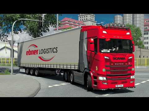 Driving through Narrow streets of Germany | Euro Truck Simulator 2 #eurotrucksimulator2