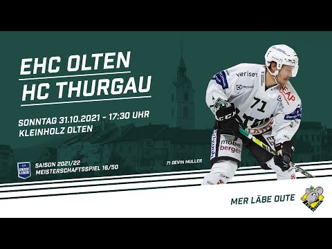 31.10.2021 EHC Olten - HC Thurgau 4:1