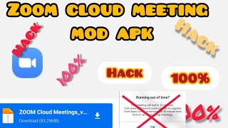 How to install zoom cloud meeting mod apkZoom mod 