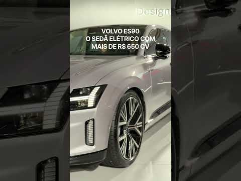 VOLVO ES90 ENTREGA 680 CV E UMA AUTONOMIA DE MAIS DE 600 KM. #shorts #volvo #volvoes90 #eletricos