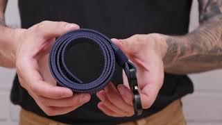 Текстильний ремінь 20548 Vintage синій