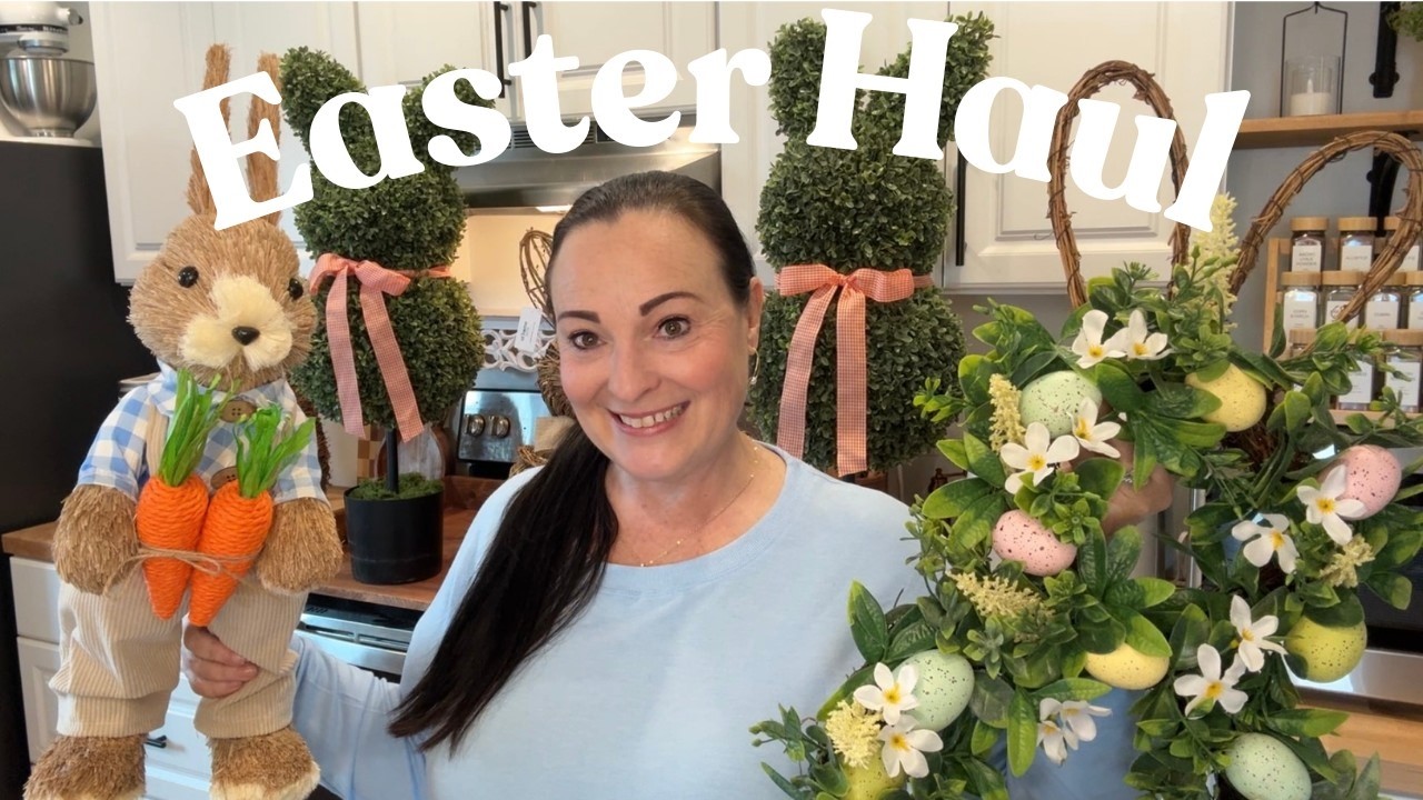 HUGE EASTER DECOR HAUL 2026/EASTER DECORATING/EASTER DECORATING IDEAS/BEAUTIFUL EASTER DECOR STYLES